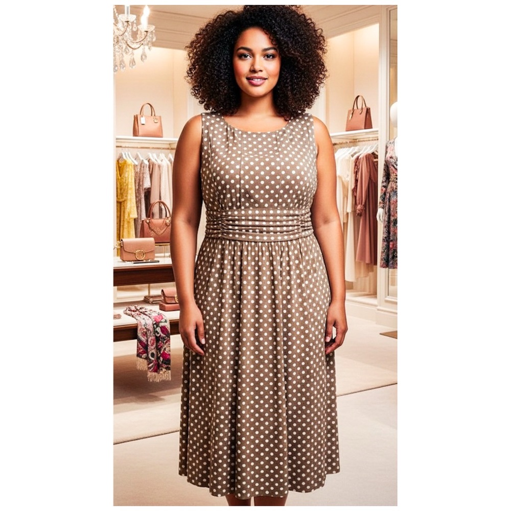 North Style Size 18‎ Polka Dot Dress | Classic Retro Chic | Excellent Condition